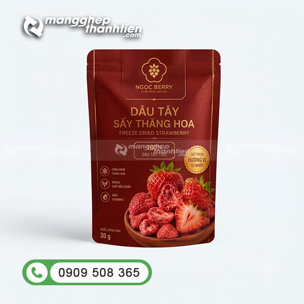 T&uacute;i zip gh&eacute;p m&agrave;ng đựng d&acirc;u sấy thăng hoa gi&uacute;p tăng khả năng bảo quản