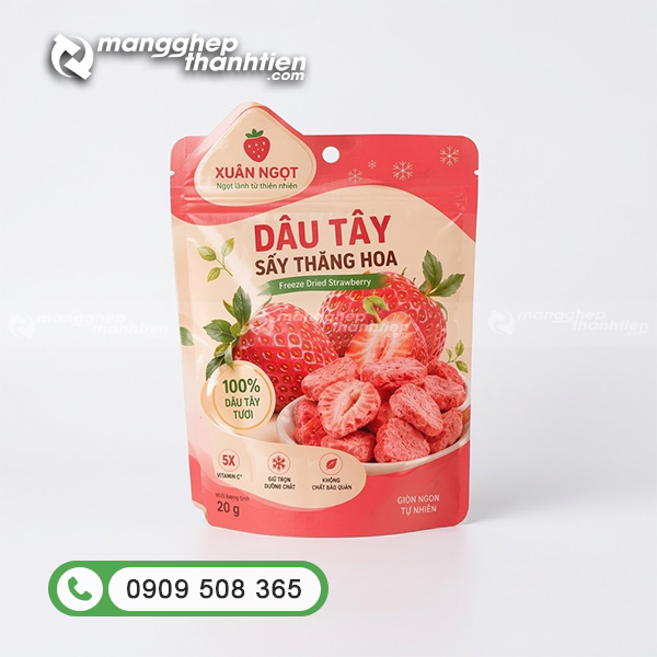 Bao b&igrave; d&acirc;u t&acirc;y sấy in ri&ecirc;ng thể hiện đồng bộ logo, m&agrave;u sắc v&agrave; nhận diện thương hiệu