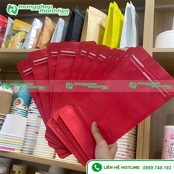 Túi zip 8 cạnh thiết kế nổi bật