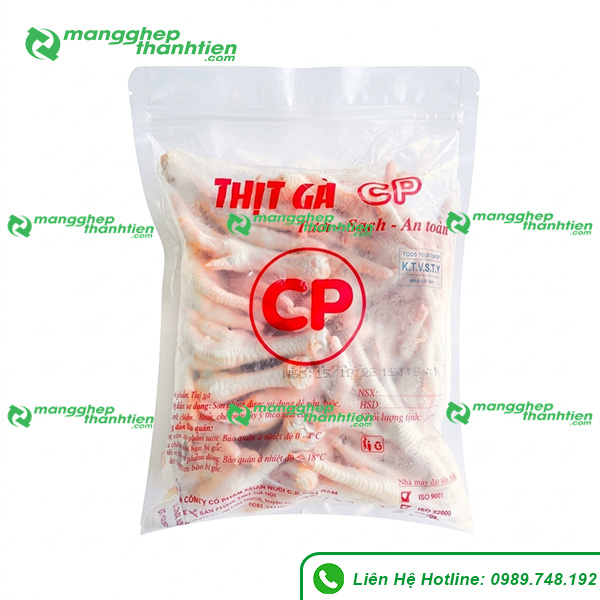 T&uacute;i zip đựng ch&acirc;n g&agrave; tươi v&agrave; đ&ocirc;ng lạnh