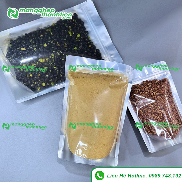 T&uacute;i zip đ&aacute;y đứng đựng thực phẩm b&aacute;n lẻ
