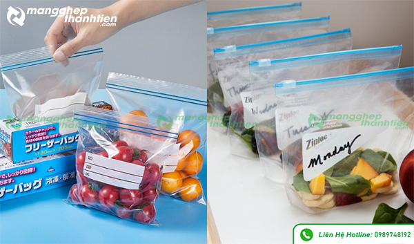 Quy tr&igrave;nh sản xuất t&uacute;i zip đựng thực phẩm tại xưởng