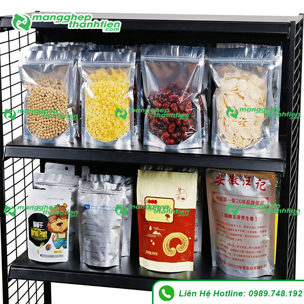 T&uacute;i zip PET AL PE bảo quản thực phẩm