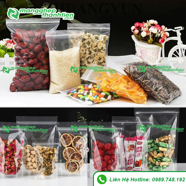 T&uacute;i zip đựng thực phẩm theo y&ecirc;u cầu tại xưởng