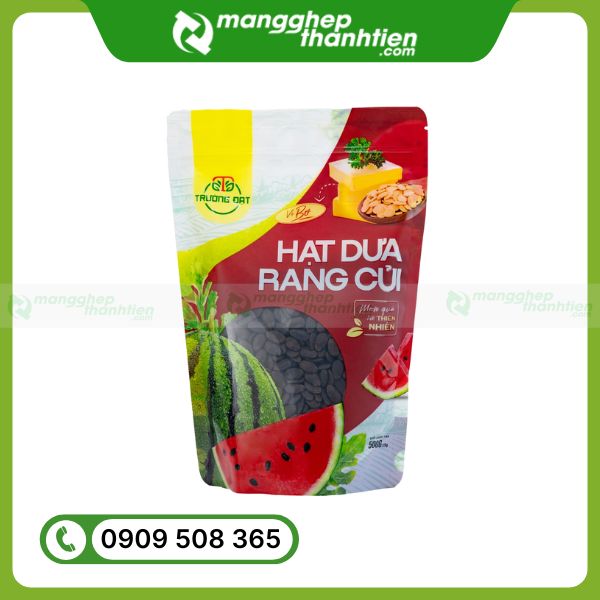 Bao b&igrave; đ&aacute;y đứng đựng hạt dưa