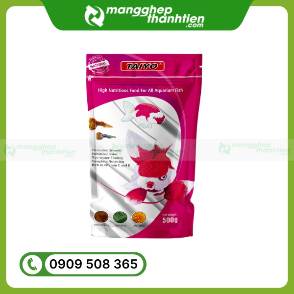 Bao b&igrave; thức ăn c&aacute; cảnh dạng t&uacute;i zip