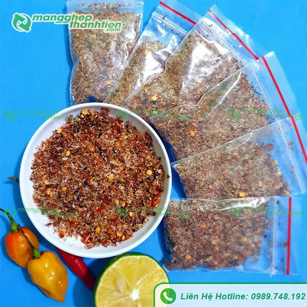 T&uacute;i zip nhỏ đựng muối chấm