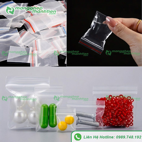 C&aacute;c ứng dụng của t&uacute;i zip nhỏ
