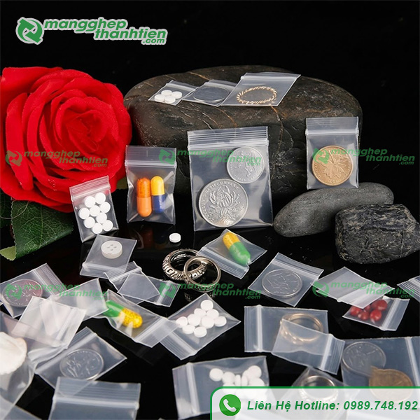 Ứng dụng t&uacute;i zip nhỏ trong đ&oacute;ng g&oacute;i sản phẩm