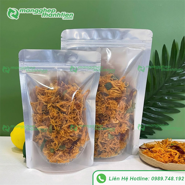 T&uacute;i zip bạc đựng kh&ocirc; g&agrave; c&oacute; khả năng cản s&aacute;ng v&agrave; bảo vệ sản phẩm