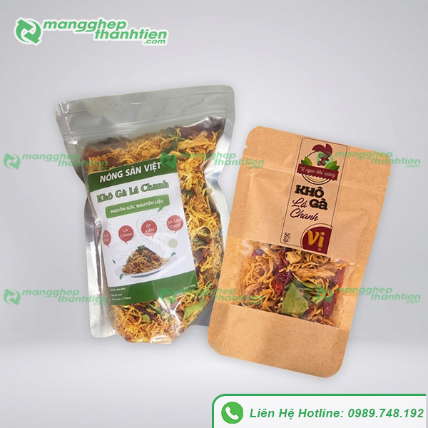 T&uacute;i zip c&oacute; cửa sổ đựng kh&ocirc; g&agrave; gi&uacute;p quan s&aacute;t sản phẩm b&ecirc;n trong