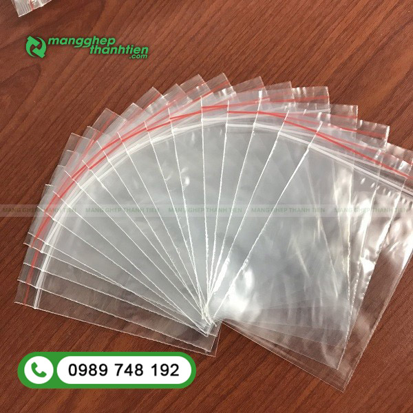 Mẫu t&uacute;i zip chỉ đỏ tiện lợi th&iacute;ch hợp đựng thuốc phụ kiện thực phẩm kh&ocirc;