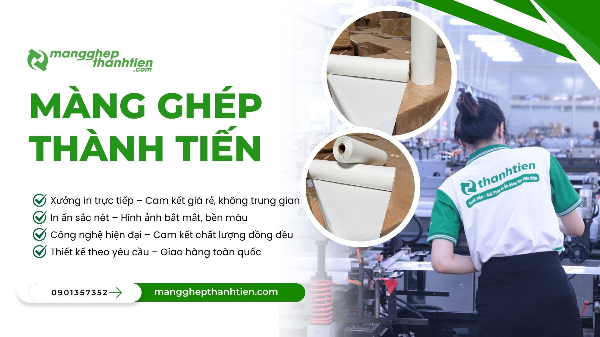 Xưởng sản xuất t&uacute;i nilon cuộn theo y&ecirc;u cầu