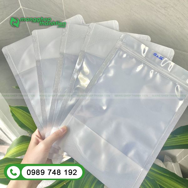 T&uacute;i zipper h&uacute;t ch&acirc;n kh&ocirc;ng PA/PE bền chắc