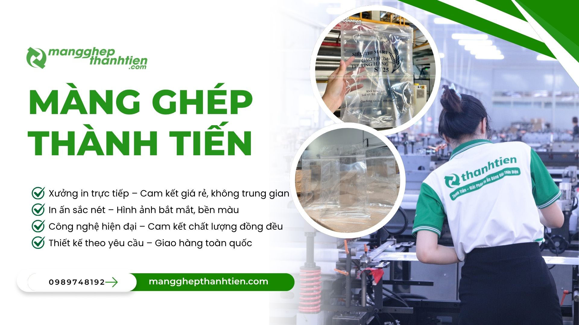 Xưởng sản xuất túi zipper trong suốt giá rẻ tại TPHCM