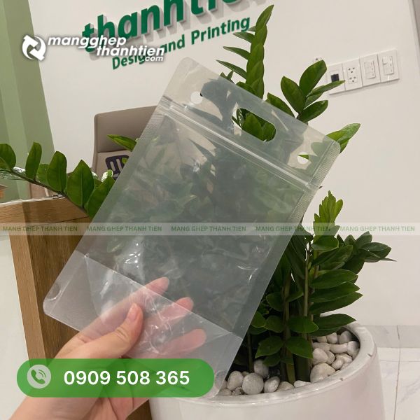 Túi zip nhựa trong suốt đóng gói thực phẩm