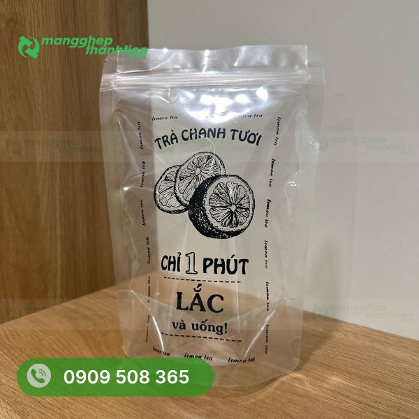 Túi zipper đựng trà chanh giá rẻ tại TPHCM
