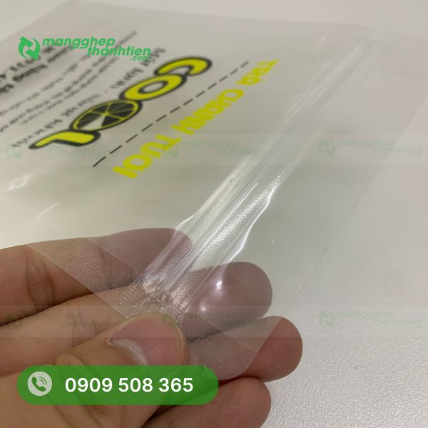 Túi zipper đựng trà sữa thiết kế thông minh – Có khóa kéo tiện lợi